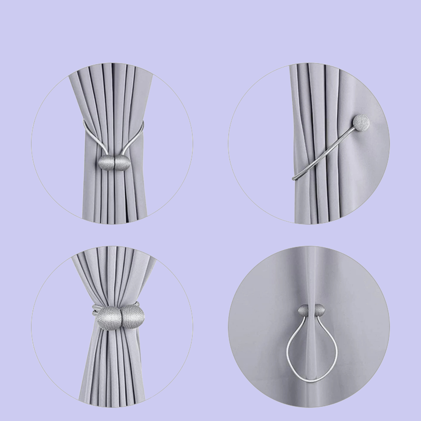 MagnaHold™Magnetic Curtain Tiebacks