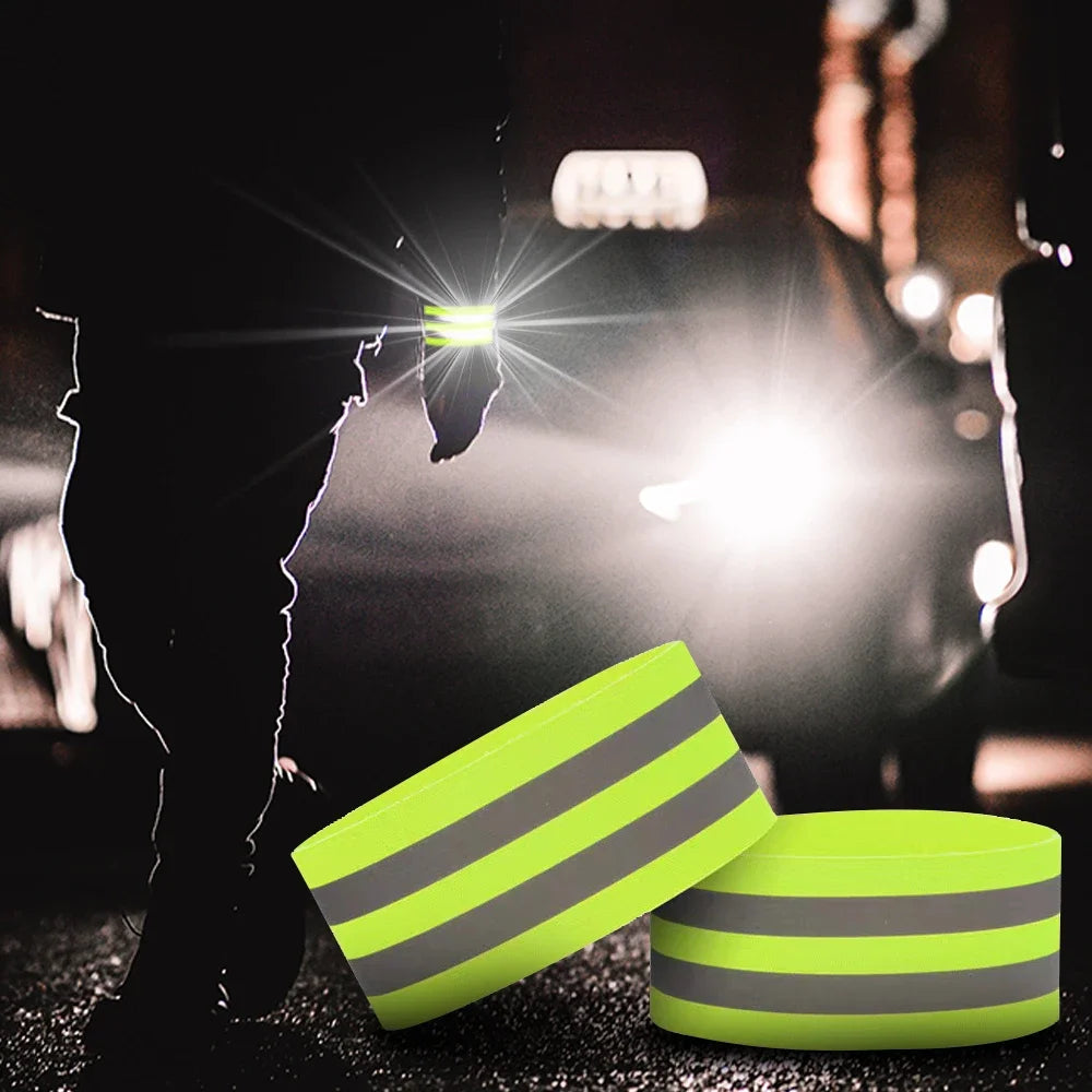 GlowGuard™ Elastic Safety Bands