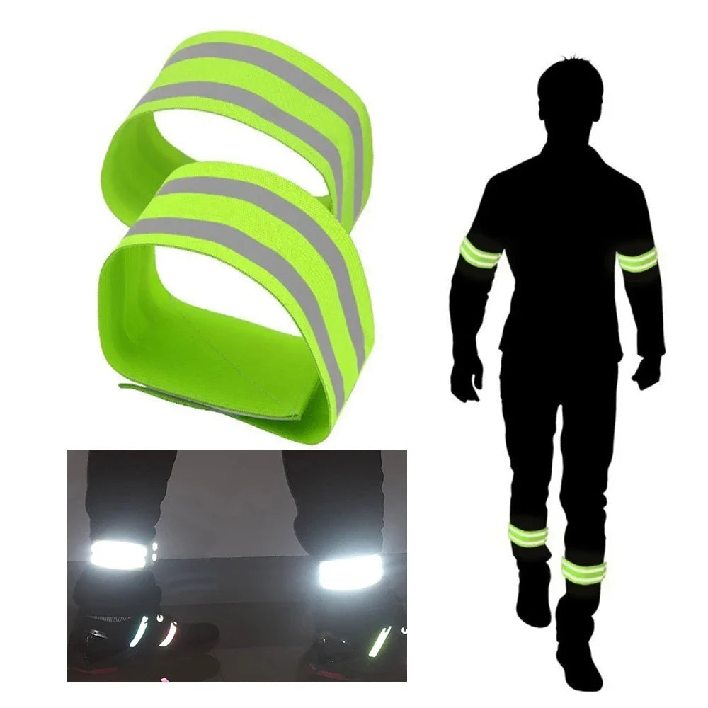 GlowGuard™ Elastic Safety Bands