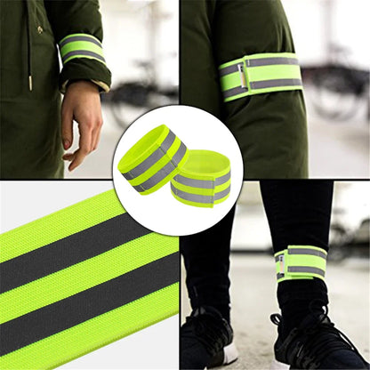 GlowGuard™ Elastic Safety Bands