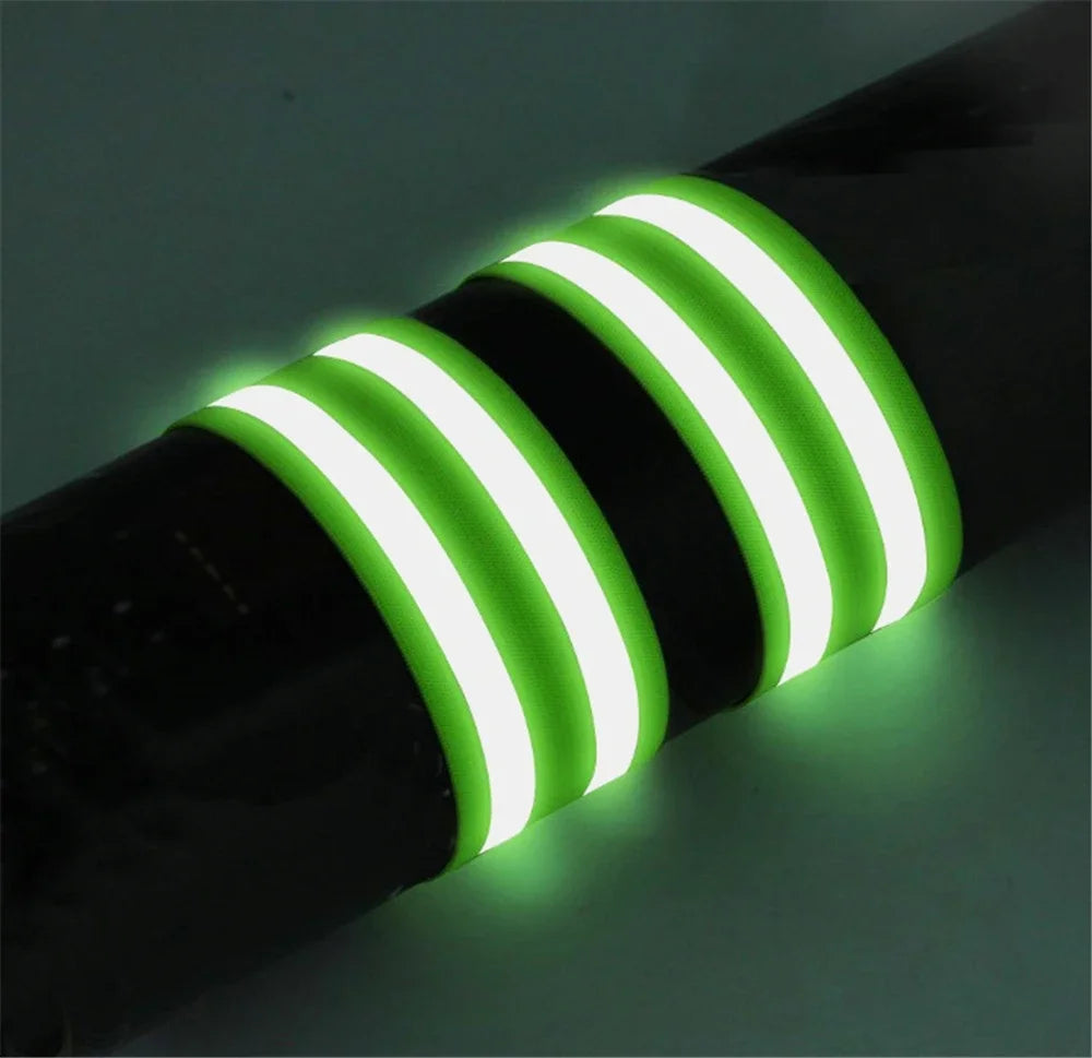 GlowGuard™ Elastic Safety Bands