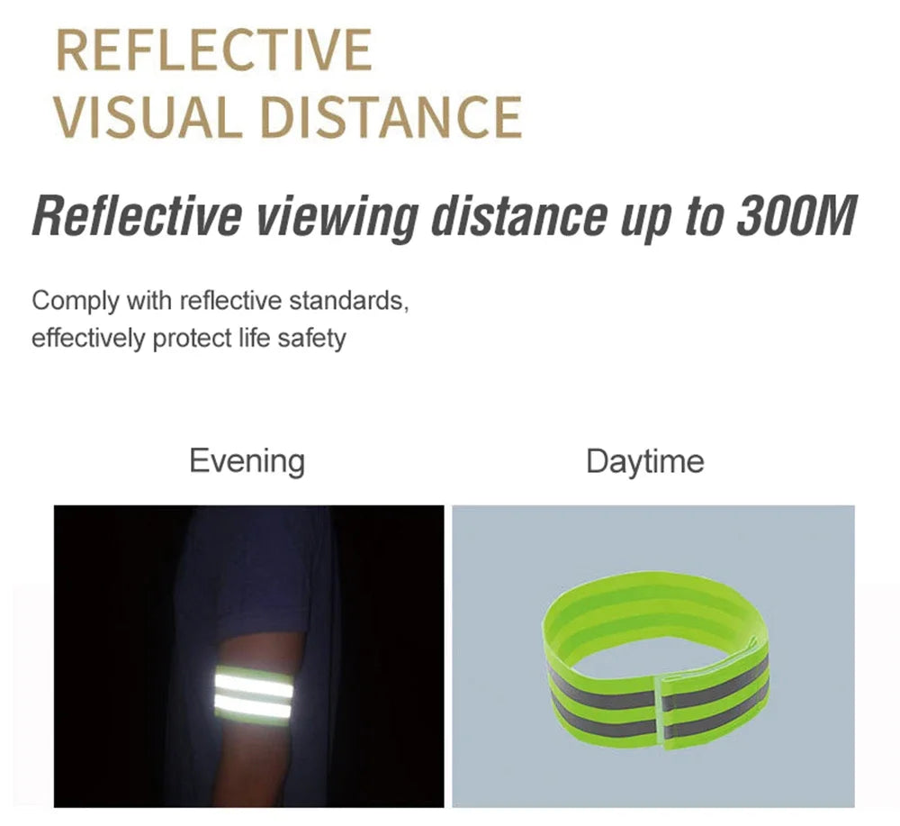 GlowGuard™ Elastic Safety Bands